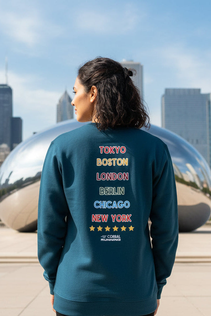 Corral Running Six Star Sweatshirt crewneck front view