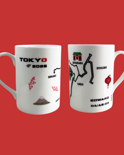 Tokyo Bone China Mug - Customisable