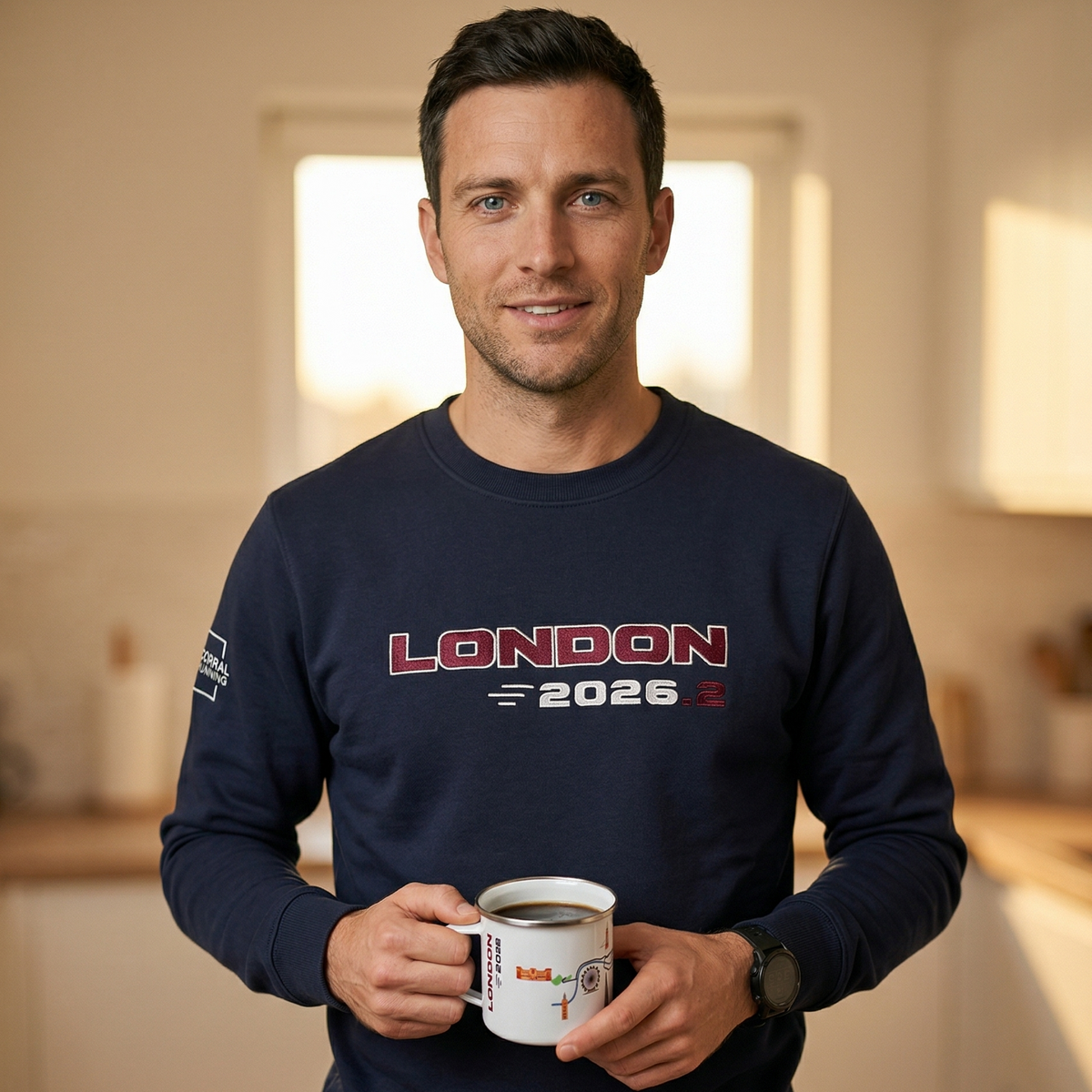 London 12oz Enamel Mug - Customisable